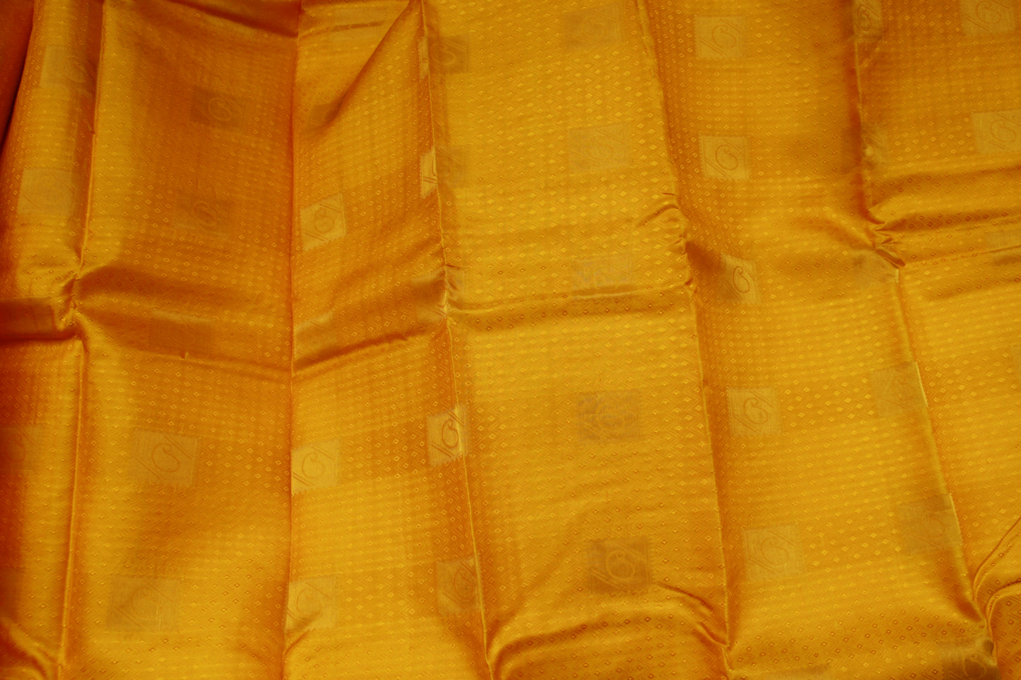 Vibrant Yellow Pure Silk Kanjivaram Saree with Pink and Golden Zari work. | SILK MARK CERTIFIED