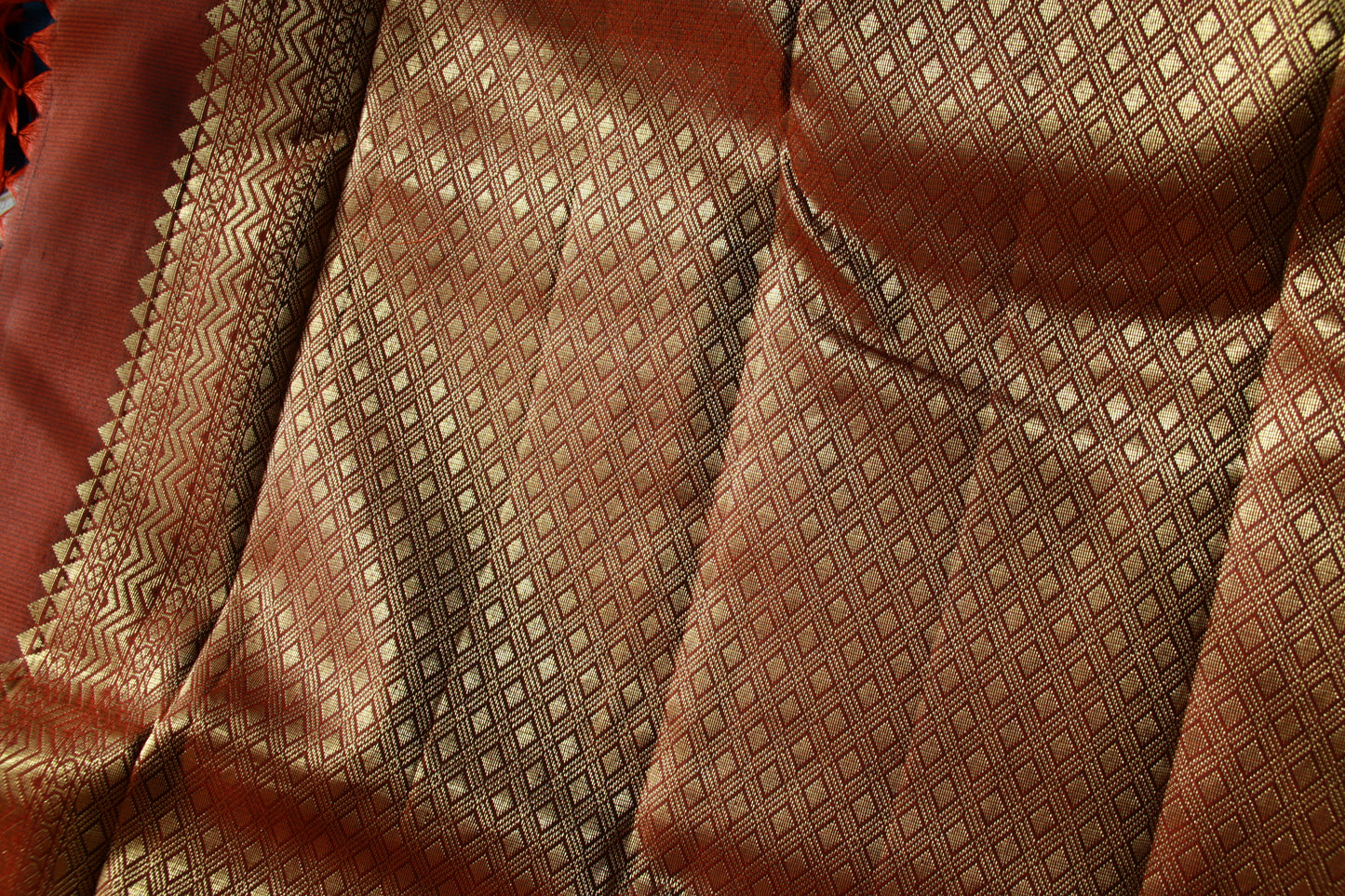 Peacock Blue Pure Silk Lightweight  Kanjeevaram Saree Gorgeous Maroon Golden Zari Pallu | Silk Mark Cert